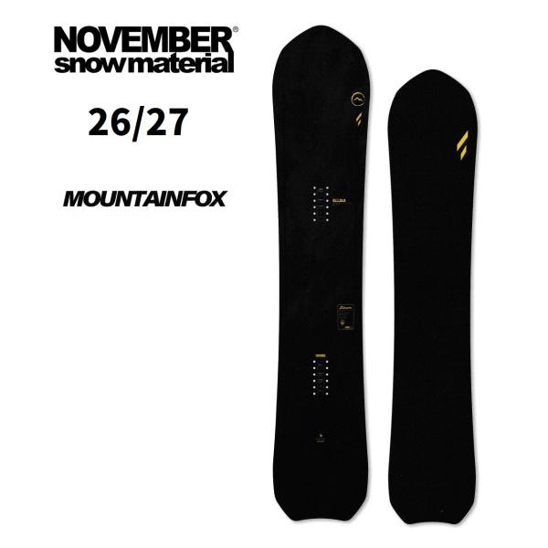 予約商品　NOVEMBER ノベンバー　26-27　国産 スノーボード　MOUNTAINFOX マウ...