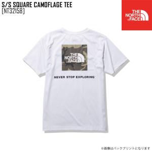 2022 春夏 新作 ノースフェイス THE NORTH FACE ショートスリーブ スクエア カモフラージュ ティー S/S SQUARE CAMOFLAGE TEE Tシャツ トップス NT32158 メンズ