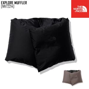 22-23 秋冬 新作 ノースフェイス THE NORTH FACE エクスプローラー マフラー EXPLORE MUFFLER マフラー ダウンマフラー NN72214 メンズ レディース