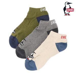 セール チャムス 3P ブービー チャムス アンクル ソックス 3P BOOBY ANKLE SOCKS 靴下 ソックス CH06-1115 メンズ レディース｜northfeel-apparel