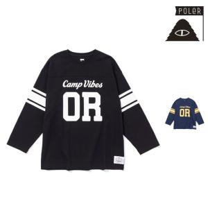 セール ポーラー キャンプバイブス フットボール シャツ CAMPVIBES FOOTBALL SHIRT Tシャツ 241MCV0181 241MCV0183 メンズ｜northfeel-apparel