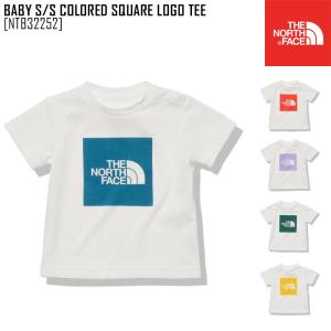 セール SALE ノースフェイス ベビー ショートスリーブ カラード スクエア ロゴ ティー BABY S/S COLORED SQUARE LOGO TEE Tシャツ トップス NTB32252