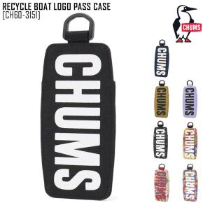2022 春夏 新作 チャムス CHUMS リサイクル ボート ロゴ パス ケース RECYCLE BOAT LOGO PASS CASE パスケース 定期入れ CH60-3151 メンズ レディース