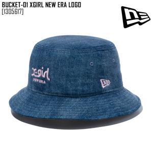 2022 春夏 新作 ニューエラ NEW ERA バケット-01 エックスガール ニュー エラ ロゴ BUCKET-01 XGIRL NEW ERA LOGO 帽子 ハット 1305617 レディース