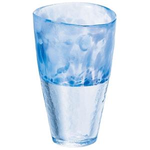 津軽びいどろ 津軽焼酎 タンブラー ブルー フリット