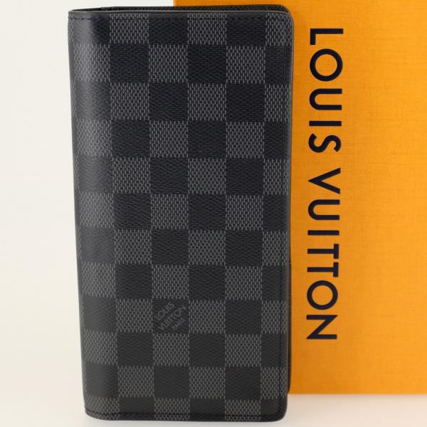 【美品】LOUIS VUITTON ルイヴィトン ポルトフォイユ・ブラザ 長財布（小銭入れあり）ダミ...