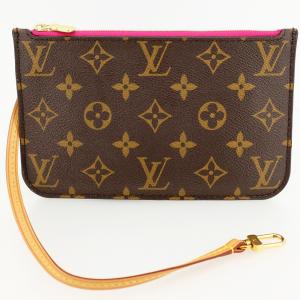 【美品】LOUIS VUITTON ルイヴィトン ポーチ ネヴァーフルPM用 付属ポーチ モノグラム ブラウン ピヴォワンヌ｜northplaza