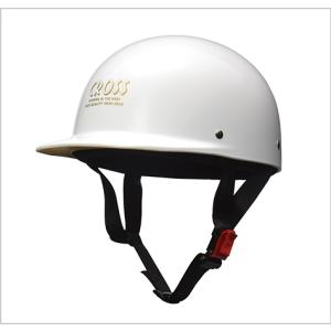 ハーフヘルメット　 CROSS CR-680　ホワイト　フリー(57〜60cm未満)サイズ　CROSS CR-680 WH リード工業 5E｜northport-plaza