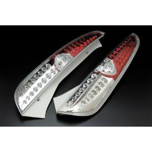 XX【特価】ホンダ　ライフ　JB5・JB6・JB7・JB8用 デュアル クリアワールド LEDクリアテールランプ (レッド)　CTH-19R