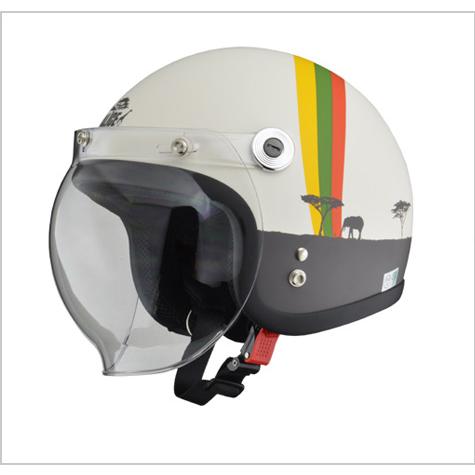 スモールロージェットヘルメット Street Alice QP-2 レディース アフリカ QP-2-...