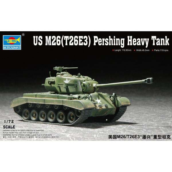 T07264 1/72 アメリカ陸軍 M26(T26E3) 重戦車
