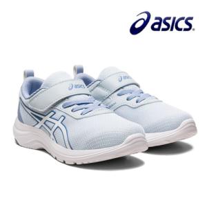 スニーカー キッズ アシックス レーザービーム ASICS LAZERBEAM MJ-MG 2E 運動靴 マジックテープ 入学式 新学期 女子 子供 1154A147 401 ライトブルー/ホワイト｜northpride