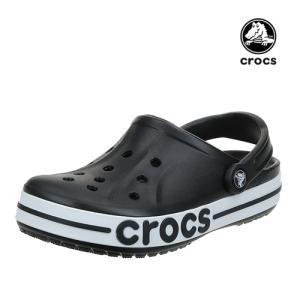 クロックス サンダル メンズ レディース crocs バヤバンド クロッグ BAYABAND CLOG クロックサンダル 軽量 ロゴ ユニセックス 205089-066 ブラック/ホワイト 黒｜NORTH PRIDE