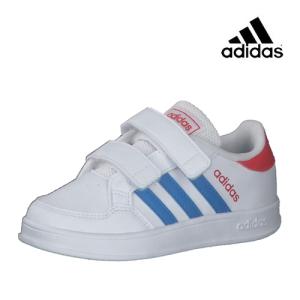 キッズ スニーカー アディダス adidas COREBREAK CF I ベビースニーカー マジック テープ トレーニングシューズ GW2902 白 ホワト/ブル−/レッド