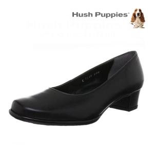 パンプス レディース ハッシュパピー Hush Puppies 2E 靴 天然皮革 ローヒール 通勤...