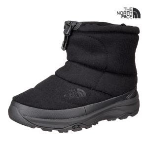 ザノースフェイス 防寒ブーツ レディース メンズ ヌプシ ブーティー ウォータープルーフ VI ショート ユニセックス NF51874 WK ウールブラック×TNFブラック