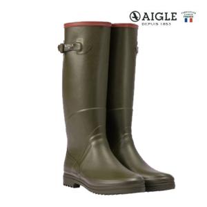 レインブーツ レディース エーグル AIGLE シャンタベル2 CHANTEBELLE JP2 ラバーブーツ ロングブーツ 長靴 防水 雨の日 ロング丈 女性用 ZZF8883-007 カーキ