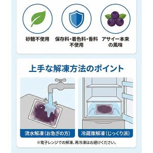 アサイーピューレ 冷凍 【KIMONO FRU...の詳細画像3