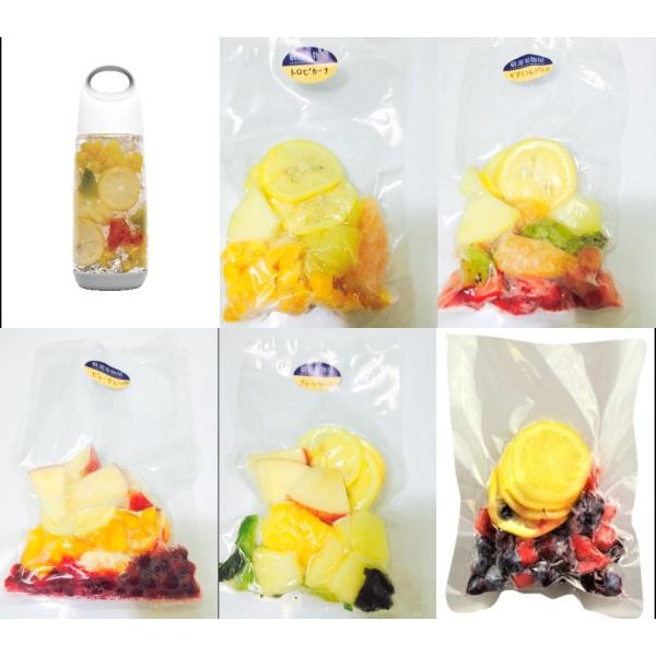 【KIMONO FRUITS】デトックスウォーター冷凍フルーツ　３セット（100ｇ×5×3）　5種類...