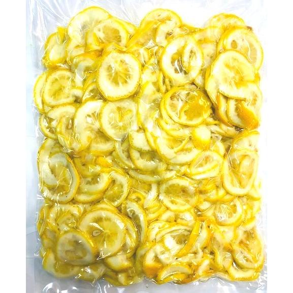 【KIMONO FRUITS】冷凍瀬戸内レモンスライス 　1000ｇ　B品　訳あり　ノーワックス品（...