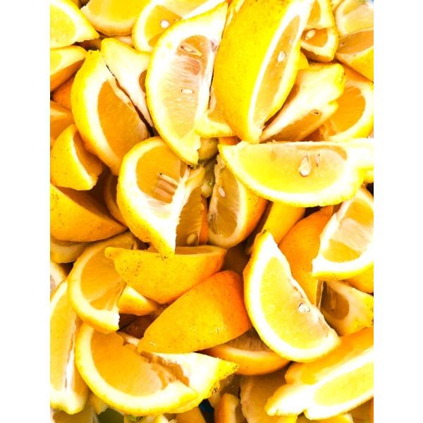 【KIMONO FRUITS】冷凍レモン（瀬戸内レモン）３０００ｇ（1000ｇ×３）　1/8カットま...