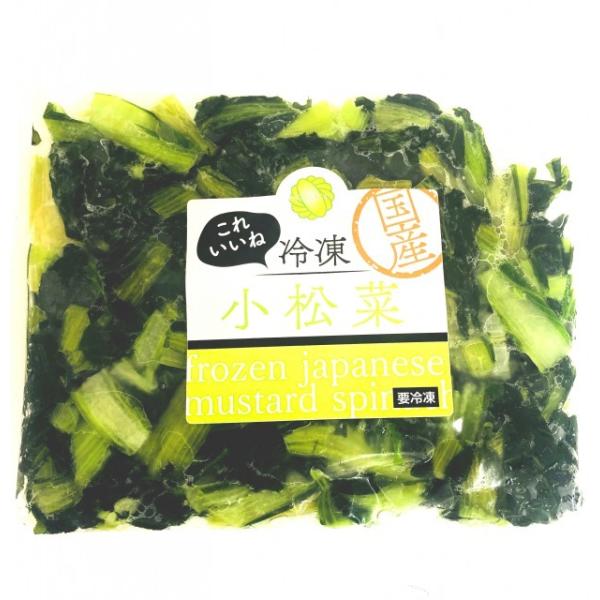冷凍小松菜　国産（熊本、宮崎、徳島など）500ｇ（250ｇ×2）　冷凍野菜　【消費税込み】2kｇ購入...