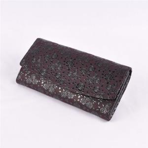 印傳屋 束入Z 2314（ローズ/紫地×黒漆）の商品画像