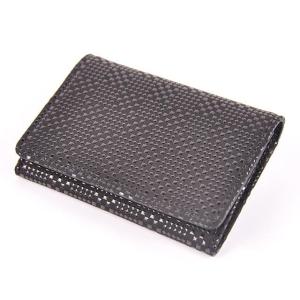 印傳屋（INDEN-YA） 印伝 名刺入れ カードケース CHEVRON シェブロン