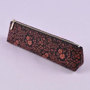 印傳屋（INDEN-YA） 印伝 ペンケース 筆箱 かぐわ バラ ローズ 伝統