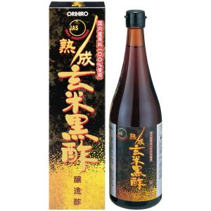 オリヒロ 熟成玄米黒酢(JAS) 720ml｜nostal-dou