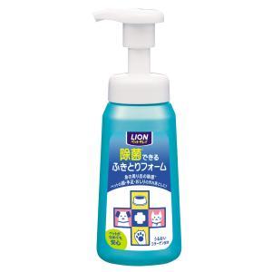 ライオン (LION) ペットキレイ 除菌できるふきとりフォーム 本体 250ml