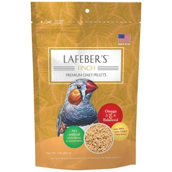 LAFEBER&apos;S(ラフィーバー) プレミアムデイリーダイエット フィンチ 鳥用ペレット 454g