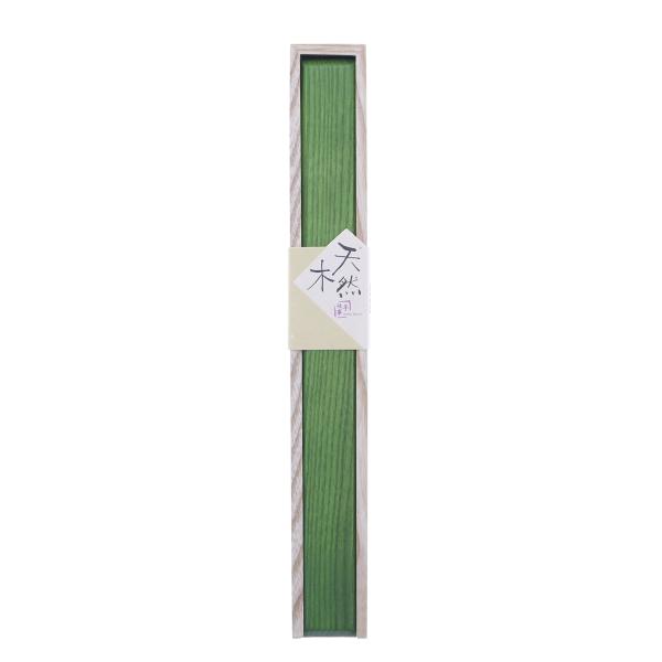 イシダ 箸箱 桂 木製 グリーン 25cm