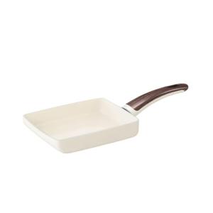 グリーンパン GREENPAN ウッドビー WoodBe エッグパン 14x18cm CC001008-001｜nostal-dou