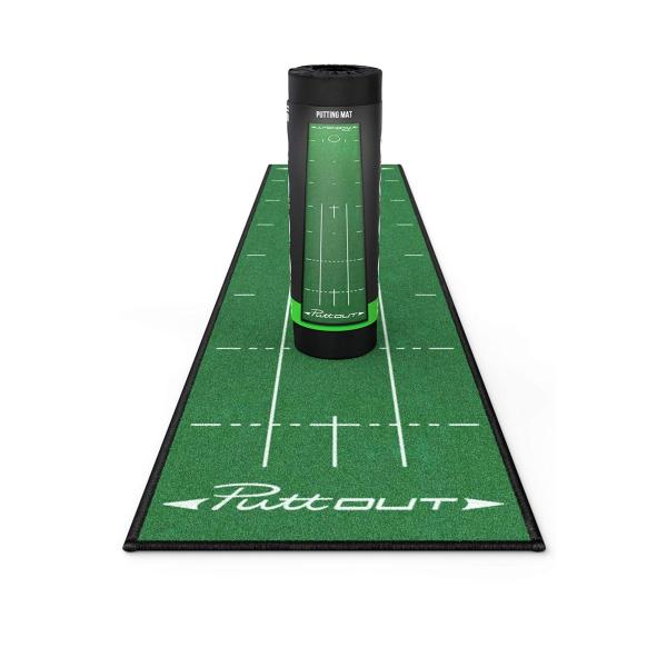 (Green) - PuttOut Pro Golf Putting Mat - Perfect Y...
