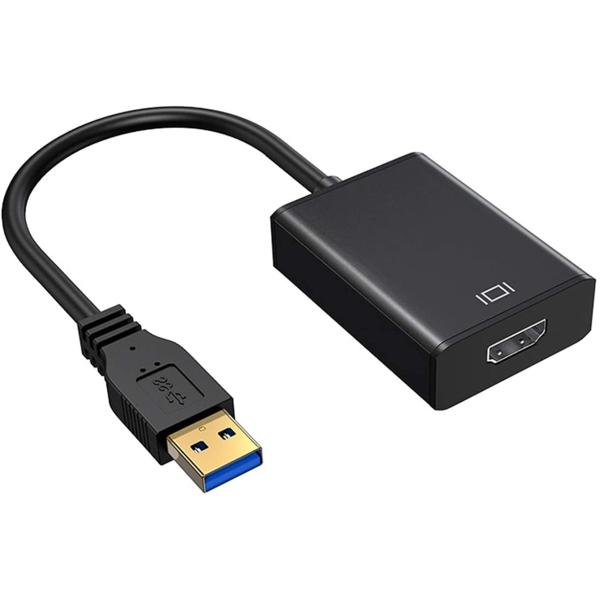 USB HDMI 変換 アダプタ ケーブル 変換コネクタ 1080P 高画質 安定出力 コンパクト ...