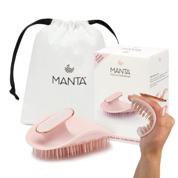 MANTA(マンタ) ヘアブラシ オリジナル ピンク ブラシ レディース メンズ