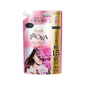 フレアフレグランス 柔軟剤 IROKA(イロカ) シアーブロッサムの香り 詰め替え710ml｜nostal-dou