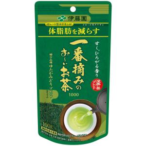 伊藤園 一番摘みのおーいお茶 ゆたかみどりブレンド 100g [機能性表示食品] 1000 茶葉