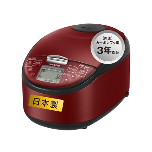 日立(HITACHI) 炊飯器 5.5合 圧力IH RZ-H10EJ R メタリックレッド 日本製 ...