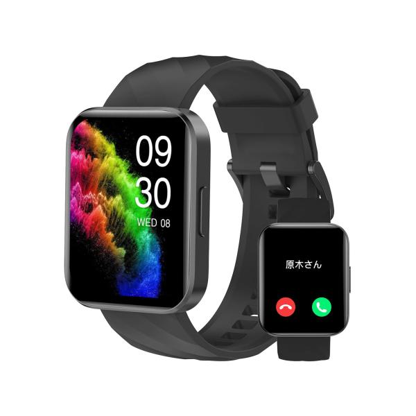 RUIMEN スマートウォッチ iPhone アンドロイド対応 通話機能付き Smart Watch...