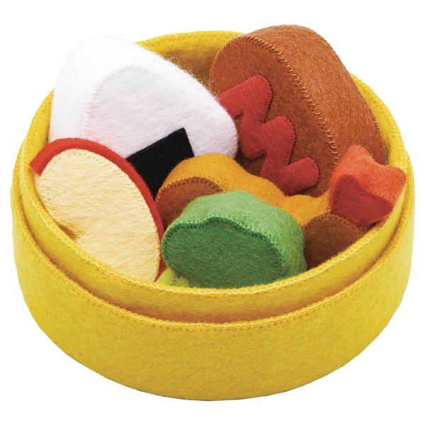 サンフェルト フェルトのおままごとキット マメタロオモチャのおべんとう おままごと ハンバーグ弁当 ...