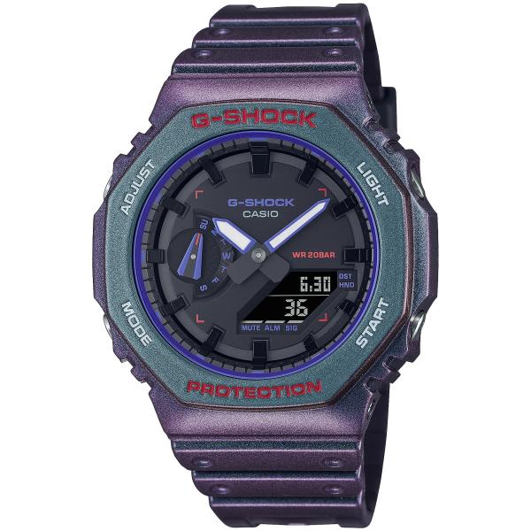 ジーショック [カシオ] 腕時計 【国内正規品】 GA-2100AH-6AJF メンズ パープル