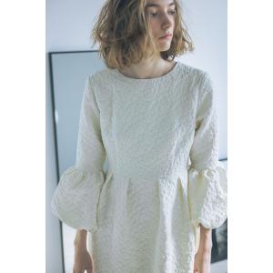 バルーンスリーブジャガードコクーンワンピース 12月21日再販！