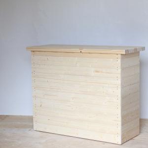 カフェ風カウンターテーブル 男前 カントリー フットレスト付き 黒