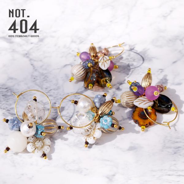 ピアス フープピアス 金属アレルギー対応 金アレ対応 ステンレス316L キラキラ 可愛い 揺れる ...