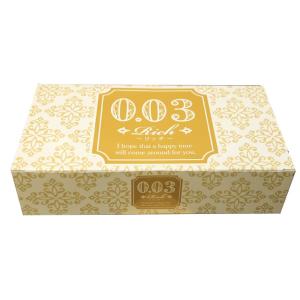 【薄い！！！0.03ｍｍ業務用！】うすピタ0.03ｍｍrリッチダブルオースリーＭサイズ　144枚入り...