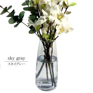 フラワーベース 北欧風 花瓶 ガラス 透明 円...の詳細画像4