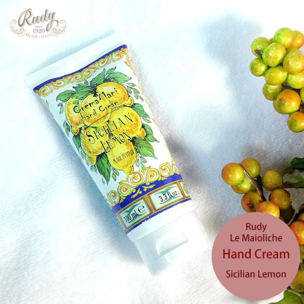 Rudy ルディ ル・マヨルカ ハンドクリーム シチリアンレモン 100ml アロマ 保湿 香り 潤...