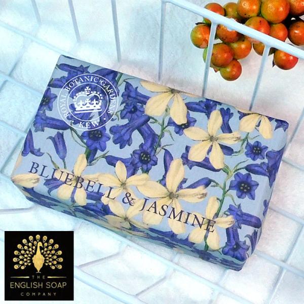 イングリッシュソープカンパニー シアソープ ブルーベル＆ジャスミン 石鹸 ボディケア オーガニック ...